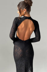 Leila Maxi Dress - Black